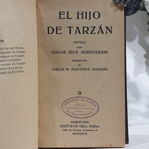 El hijo de tarzán.