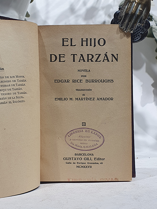 Libro: El hijo de tarzán. | Autor: | Libros Bosch