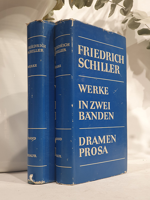 Libro: Werke in zwei bänden. I: Gedichte dramen. II: Dramen prosa. Obras de Schiller en dos tomos. | Autor: | Libros Bosch