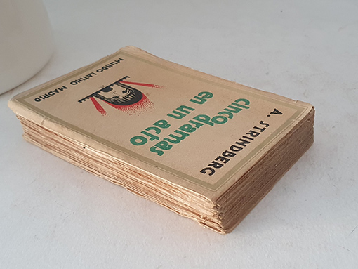 Libro: Cinco dramas en un acto. Traducción Alejandro Rodríguez Álvarez. | Autor: | Libros Bosch