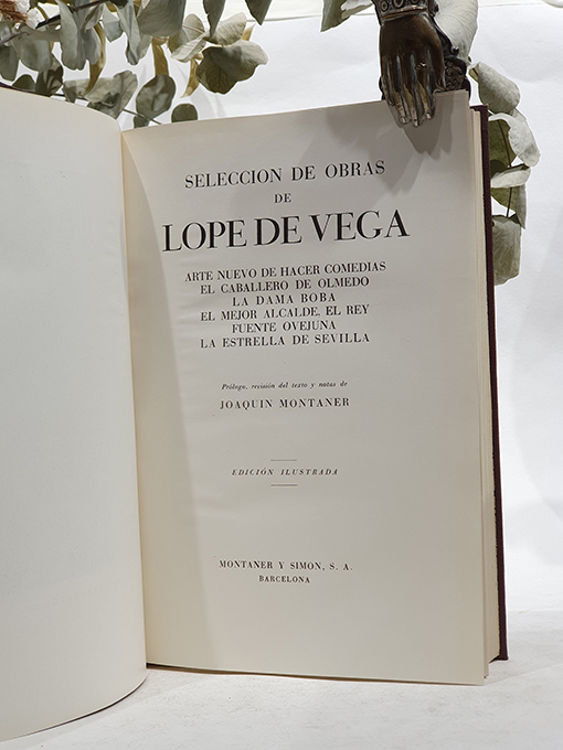 Libro: TEATRO - Selección de obras de Lope de Vega. | Autor: | Libros Bosch