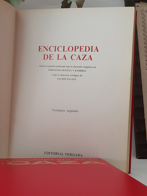 Libro: ENCICLOPEDIA DE LA CAZA-Arte y técnica del buen cazador. | Autor: | Libros Bosch