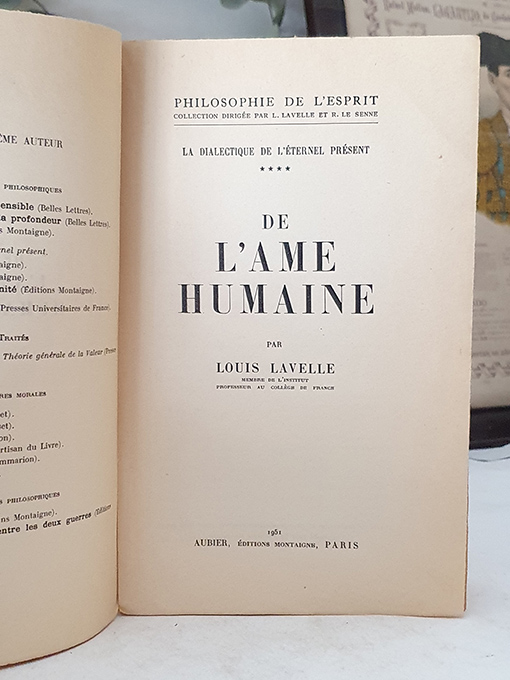 Libro: De l'ame humaine. | Autor: | Libros Bosch