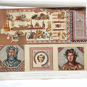 [Cromolitografía] 3; GERONA Y TARRAGONA. ANTIGÜEDADES ROMANAS ENCONTRADAS EN LAS EXCAVACIONES DE... Y OBJETOS ANTIGUOS CONSERVADOS EN EL MUSEO ARQUEOLÓGICO DE  TARRAGONA.