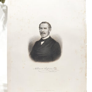 [Grabado al acero] Modesto Lafuente. Retrato.