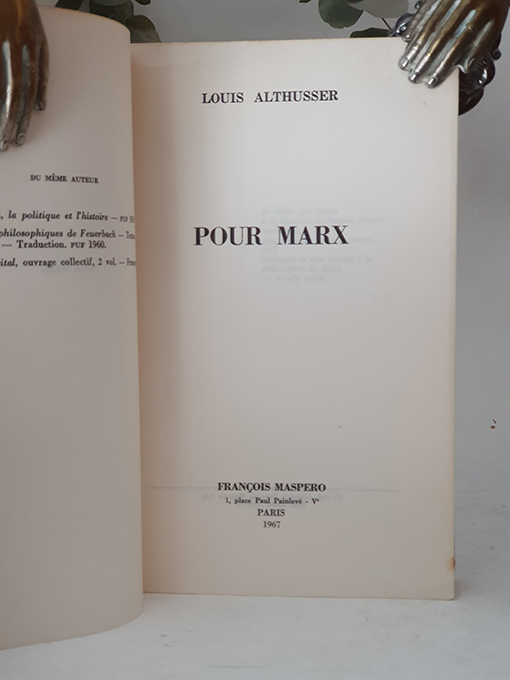 Libro: Pour Marx. | Autor: | Libros Bosch