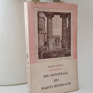Die Seinsfrage bei Martin Heidegger.