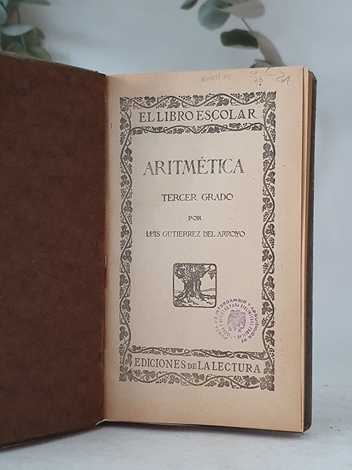 Libro: Aritmética. Tercer grado. | Autor: | Libros Bosch