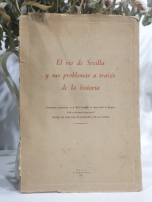 Libro: El río de Sevilla y sus problemas a través de la historia. Conferencia pronunciada en la Real Academia de Santa Isabel de Hungría... | Autor: | Libros Bosch