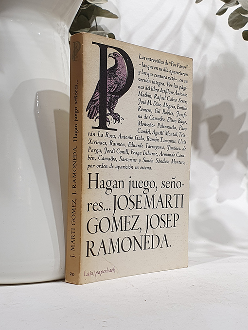 Hagan juego, señores... | Libros Antiguos | Libros Bosch Libro: Hagan juego, señores... | Autor: | Libros Bosch
