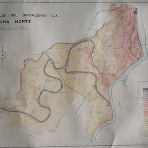 [Documento] Islas del Guadalquivir S.A Planos y mapa de Isla Mayor e Isla Mínima. Hacia 1940