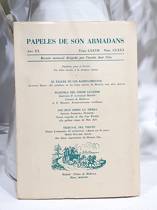PAPELES DE SON ARMADANS. Núm. CCXXX (230). Mayo 1975. | Libros Antiguos | Libros Bosch Libro: PAPELES DE SON ARMADANS. Núm. CCXXX (230). Mayo 1975. | Autor: | Libros Bosch