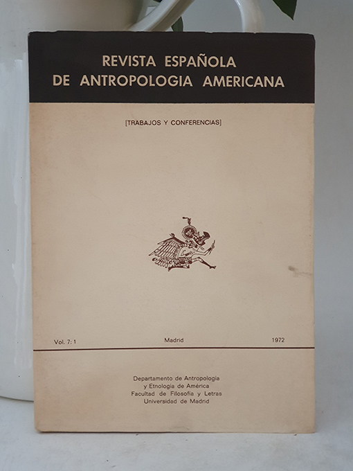 Libro: Revista Espanola de Antropologia Americana. - Vol 7:1 / 1972. - (Trabajos y Conferencias). Homenaje al Dr. Ballesteros, vol. 1. | Autor: | Libros Bosch