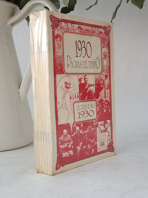 Libro: Páginas del tiempo. Recuerda el año 1930, 1931, 1932, 1933, 1934, 1935, 1936, 1937, 1938, 1939, 1940, 1941, 1942, 1943, 1944, 1945, 1946, 1947, 1948, 1949, 1950. Colección completa en su retractilado original. | Autor: | Libros Bosch