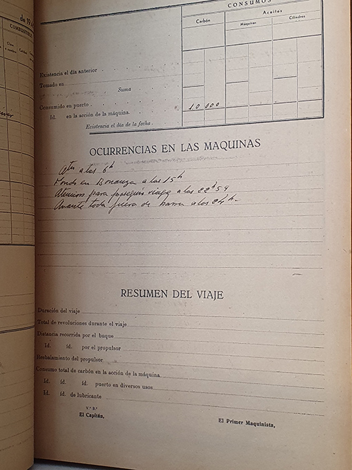 Libro: Barco a vapor SAC Santander. Cuaderno de máquinas / motores para barcos a vapor. Año de 1962. Siendo Segundo Maquinista Naval D. Manuel Bellido Pinto. | Autor: | Libros Bosch