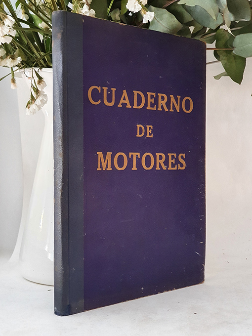 Libro: ASTENE II. Cuaderno de máquinas / motores para barcos a vapor. Año de 1960. Siendo Segundo Maquinista Naval D. Manuel Bellido Pinto. | Autor: | Libros Bosch