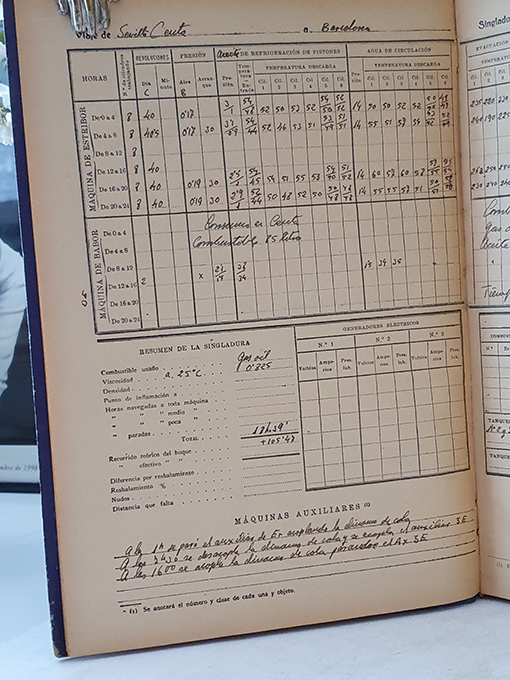 Libro: ASTENE II. Cuaderno de máquinas / motores para barcos a vapor. Año de 1960. Siendo Segundo Maquinista Naval D. Manuel Bellido Pinto. | Autor: | Libros Bosch