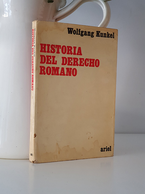 Historia del derecho romano. | Libros Antiguos | Libros Bosch Libro: Historia del derecho romano. | Autor: | Libros Bosch