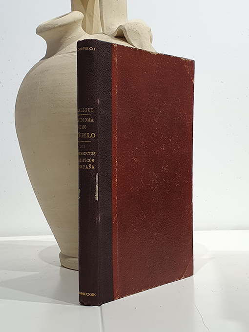 Libro: El idioma como señuelo. Cuartillas leídas el día 8 de abril de 1911 en el Centro Cultural Hispano-Americano. [JUNTO CON: Los monumentos megalíticos en España] | Autor: | Libros Bosch