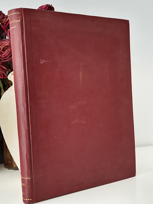 Libro: Architettura. Rivista del Sindacato Nazionale Fascista Architetti. Direta da Marcelo Piacentini. Annata XXI. Gennaio-Febbraio. 1942 XX. Fascicolo I, II. | Autor: | Libros Bosch