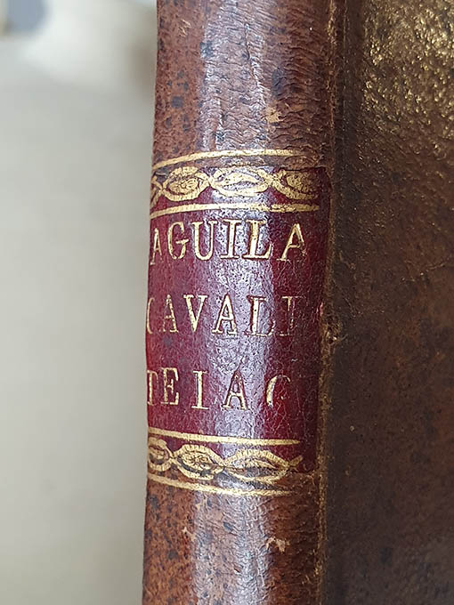 Libro: Tractado de la caballeria de la Gineta compuesto y ordenado por el capitan Pedro de Aguilar vezino de Málaga, Natural de la ciudad de Antequera. | Autor: | Libros Bosch