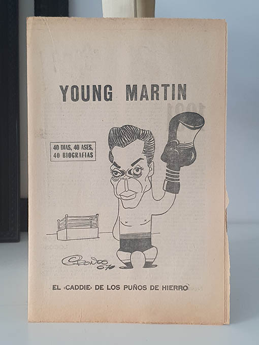 YOUNG MARTIN. EL CADDIE DE LOS PUÑOS DE HIERRO. 40 DÍAS, 40 ASES, 40 BIOGRAFÍAS. | Libros Antiguos | Libros Bosch Libro: YOUNG MARTIN. EL CADDIE DE LOS PUÑOS DE HIERRO. 40 DÍAS, 40 ASES, 40 BIOGRAFÍAS. | Autor: | Libros Bosch