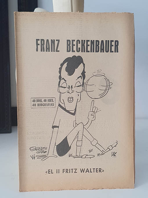 Libro: FRANZ BECKENBAUER. EL II FRITZ WALTER. 40 DÍAS, 40 ASES, 40 BIOGRAFÍAS. | Autor: | Libros Bosch
