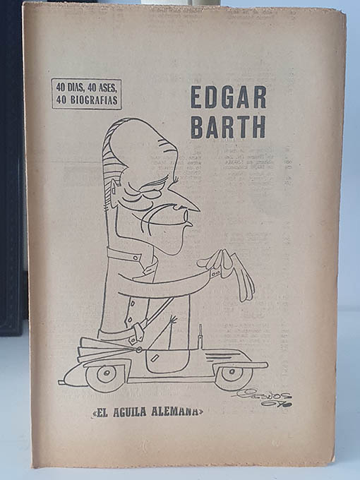 Libro: EDGAR BARTH. EL ÁGUILA ALEMANA. 40 DÍAS, 40 ASES, 40 BIOGRAFÍAS. | Autor: | Libros Bosch