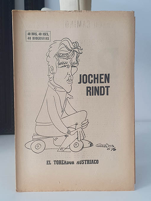 Libro: JOCHEN RINDT. EL TOREADOR AUSTRIACO. 40 DÍAS, 40 ASES, 40 BIOGRAFÍAS. | Autor: | Libros Bosch