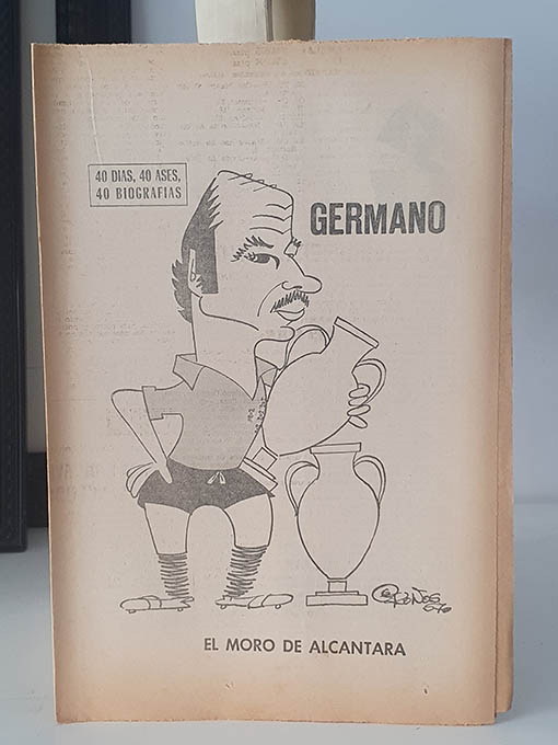 Libro: GERMANO. EL MORO DE ALCÁNTARA. 40 DÍAS, 40 ASES, 40 BIOGRAFÍAS. | Autor: | Libros Bosch
