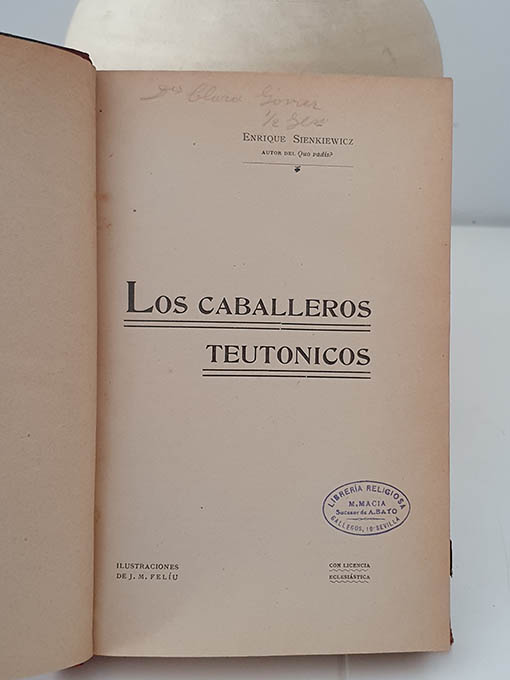 Libro: LOS CABALLEROS TEUTÓNICOS. Novela histórica. | Autor: | Libros Bosch