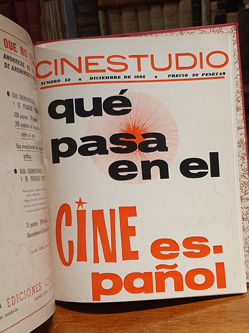 REVISTA CINE STUDIO. AÑO 1963 Nos. 15, 16. 1964: Nos. 20 y 27. 1965: 29, 31, 33, 35, 38, 39 y 44. 1966, Nos. 47, 48, 49, 50, 51 y 52. En total 17 números. | Libros Antiguos | Libros Bosch Libro: REVISTA CINE STUDIO. AÑO 1963 Nos. 15, 16. 1964: Nos. 20 y 27. 1965: 29, 31, 33, 35, 38, 39 y 44. 1966, Nos. 47, 48, 49, 50, 51 y 52. En total 17 números. | Autor: | Libros Bosch