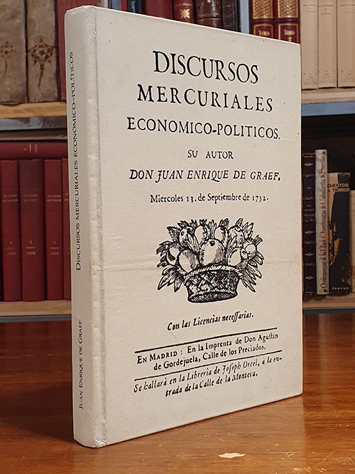 Libro: DISCURSOS MERCURIALES.ECONOMICOS-POLITICOS. | Autor: | Libros Bosch