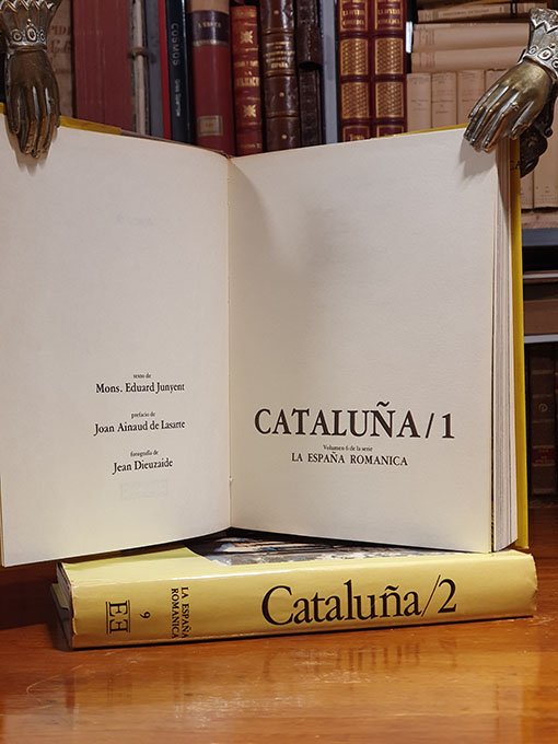 Libro: CATALUÑA. Tomos 1 y 2. Obra completa. Volúmenes 6 y 9 de `La España Románica´. | Autor: | Libros Bosch