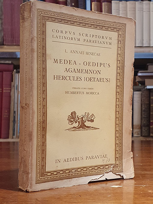 Libro: MEDEA-OEDIPUS. AGAMENON. HERCULES (OETAEUS). Corpus scriptorum latinorum paravianum. [En latín]. | Autor: | Libros Bosch