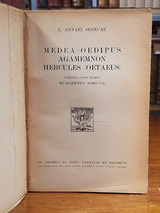 Libro: MEDEA-OEDIPUS. AGAMENON. HERCULES (OETAEUS). Corpus scriptorum latinorum paravianum. [En latín]. | Autor: | Libros Bosch