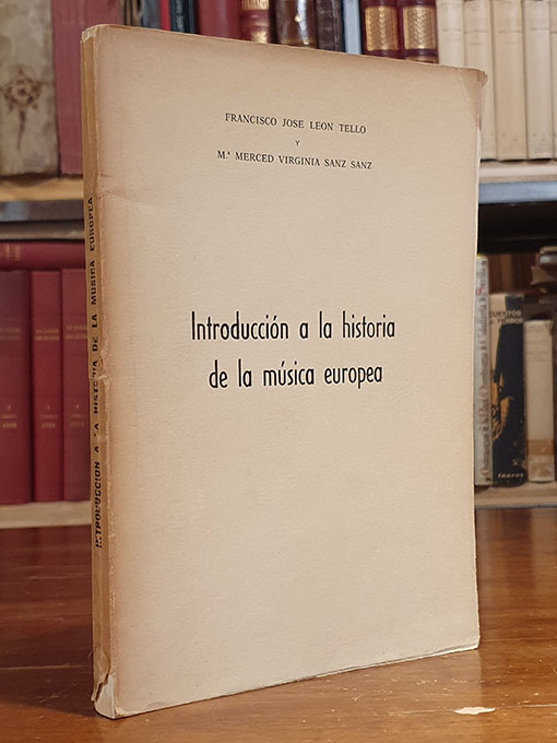 Libro: INTRODUCCIÓN A LA HISTORIA DE LA MÚSICA EUROPEA | Autor: | Libros Bosch