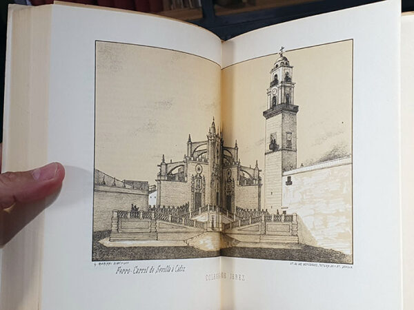 Libro: Guia del viagero por el ferro-carril de Sevilla a Cádiz. Con laminas litografiadas que representan las vistas de las poblaciones de la línea y descripción e historia de todos sus pueblos hasta Cádiz. Ed. facsímil de la de Sevilla, 1864. | Autor: | Libros Bosch