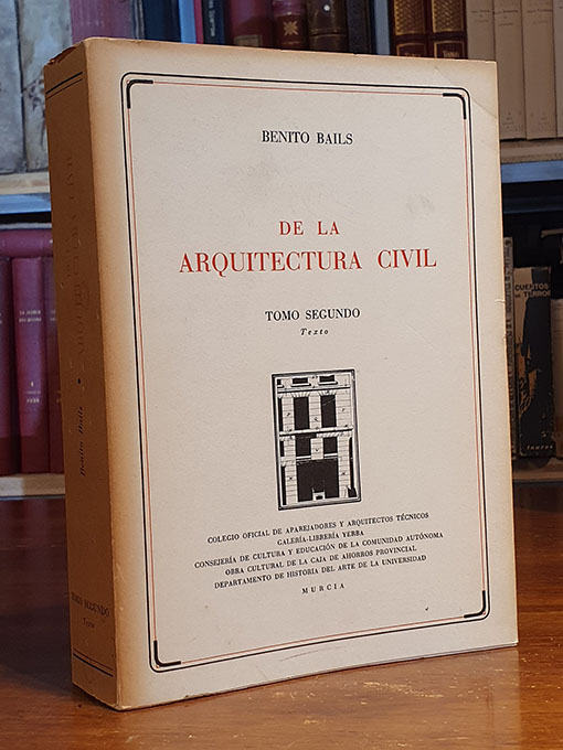 DE LA ARQUITECTURA CIVIL. Tomo Segundo. Texto. | Libros Antiguos | Libros Bosch Libro: DE LA ARQUITECTURA CIVIL. Tomo Segundo. Texto. | Autor: | Libros Bosch