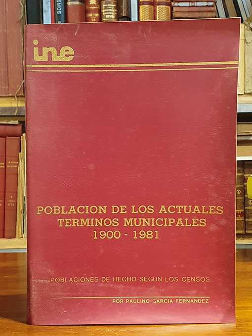 Población de los actuales términos municipales 1900-1981. Poblaciones de hecho según los censos. | Libros Antiguos | Libros Bosch Libro: Población de los actuales términos municipales 1900-1981. Poblaciones de hecho según los censos. | Autor: | Libros Bosch