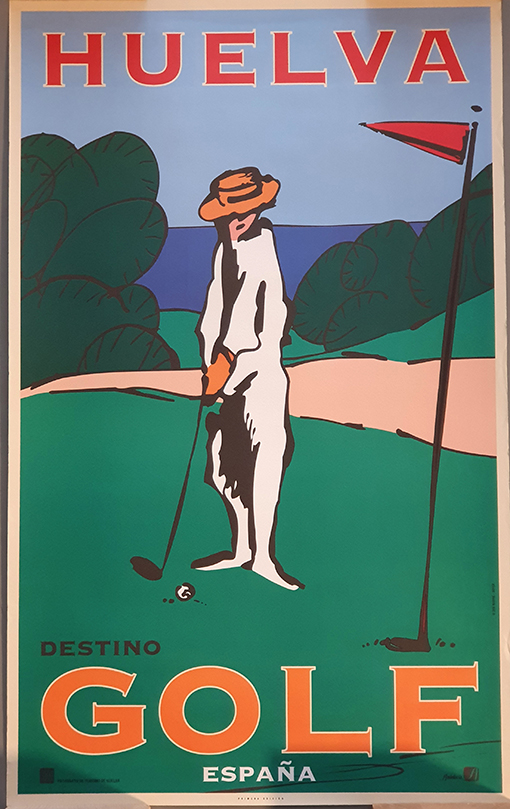 Libro: Cartel: Huelva. Golf - España. | Autor: | Libros Bosch