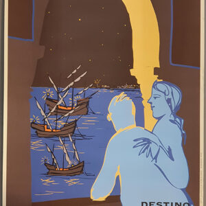 Cartel: Huelva. Destino La Rábida y Lugares Colombinos.