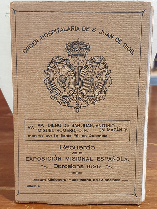 ORDEN HOSPITALARIA,SAN JUAN DE DIOS,ACORDEON CON 12 POSTALES-RECUERDO EXPO .MISIONAL ESPAÑOLA-1929. Álbum, 4. | Libros Antiguos | Libros Bosch Libro: ORDEN HOSPITALARIA,SAN JUAN DE DIOS,ACORDEON CON 12 POSTALES-RECUERDO EXPO .MISIONAL ESPAÑOLA-1929. Álbum, 4. | Autor: | Libros Bosch