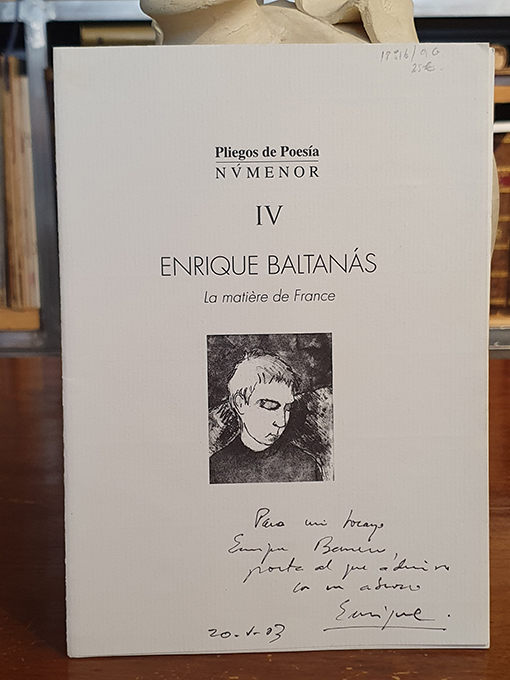 La matière de France. Pliegos de Poesía Númenor, IV. | Libros Antiguos | Libros Bosch Libro: La matière de France. Pliegos de Poesía Númenor, IV. | Autor: | Libros Bosch