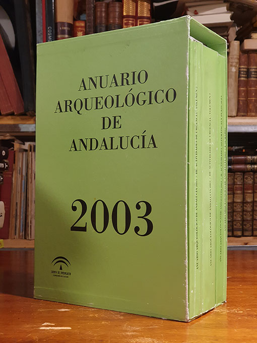 Libro: ANUARIO ARQUEOLOGICO DE ANDALUCÍA. Año 2002. 4 Tomos. | Autor: | Libros Bosch