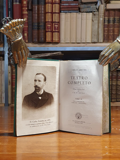 Libro: TEATRO COMPLETO. (Colección Joya). Prólogo biográficocrítico por E. M. Del Portillo. Tomo III. | Autor: | Libros Bosch