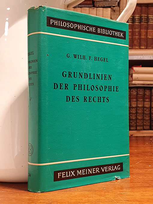 Grundlinien der Philosophie des Rechts (Philosophische Bibliothek Band 124) | Libros Antiguos | Libros Bosch Libro: Grundlinien der Philosophie des Rechts (Philosophische Bibliothek Band 124) | Autor: | Libros Bosch