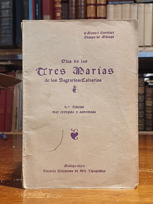 Libro: Obra de las Tres Marías de los Sagrarios Calvarios. | Autor: | Libros Bosch