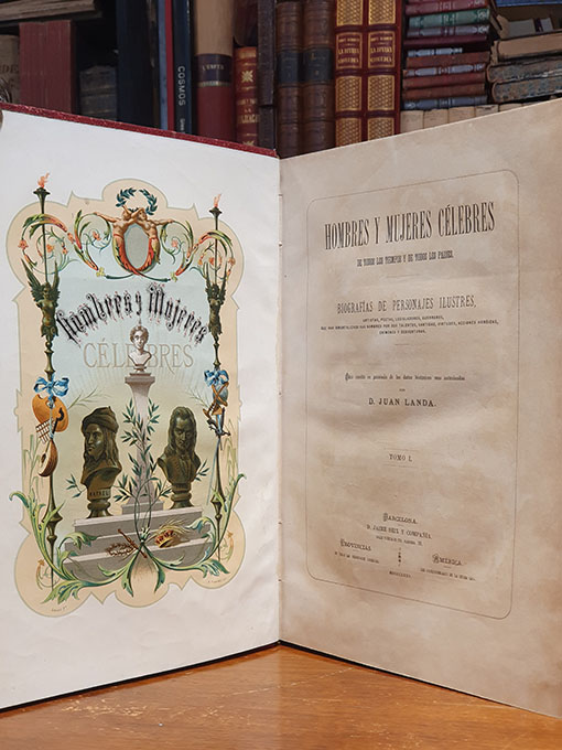 Libro: Hombres y mujeres célebres de todos los tiempos y de todos los países. (2 Tomos, completo). | Autor: | Libros Bosch
