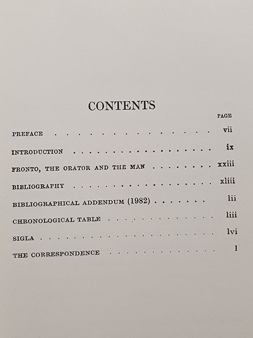 Libro: The Correspondence of Marcus Cornelius Fronto With Marcus Aurelius Antoninus, Lucius Verus, Antoninus Pius, and Various Friends. Edited and for the first time translated into English by C. R. Haines. Loeb Classical Library, 112 & 113. Bilingual Latin / English edition. | Autor: | Libros Bosch